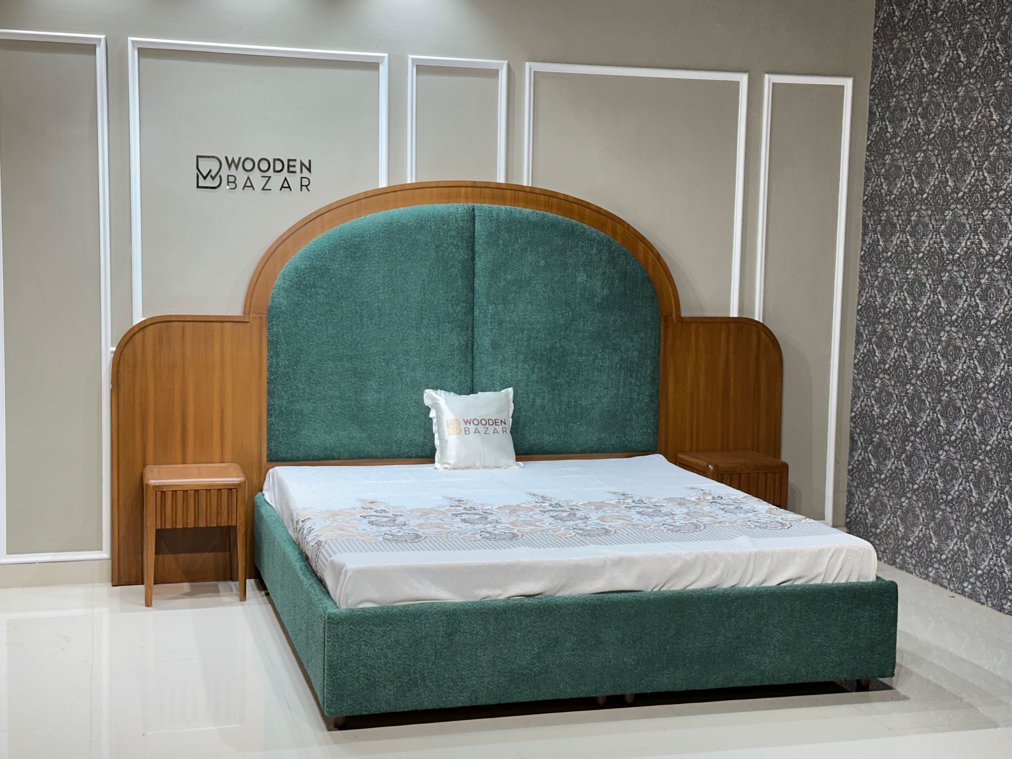 Zentered New Upholstered King Size Bed Modern Furniture - craft decor