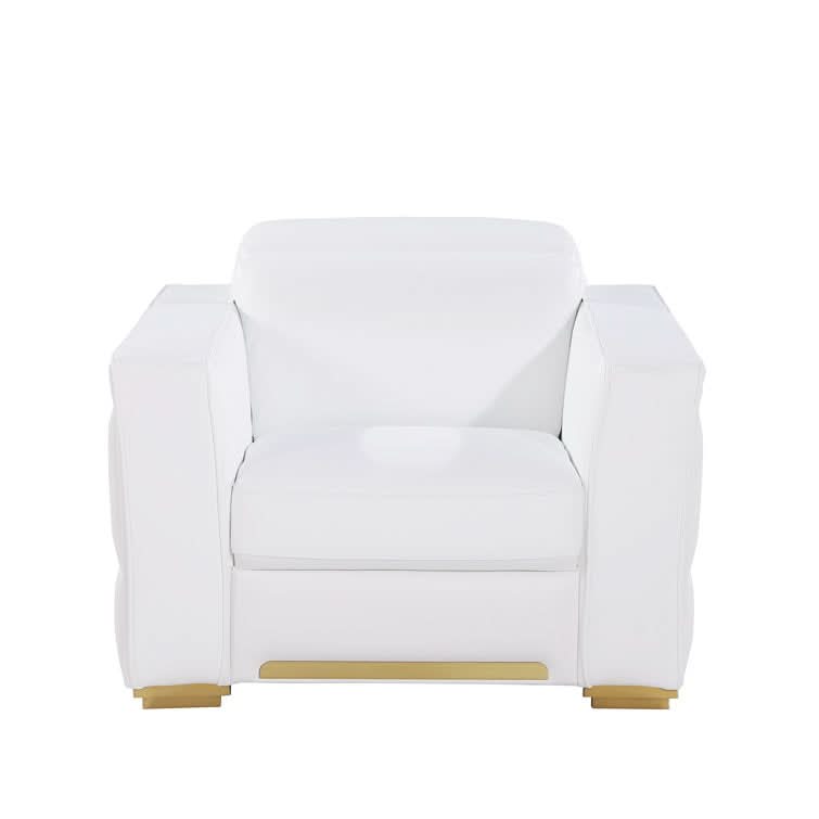 Jeloniz 3 - Piece Leather Living Room Set Luxury Sofa Set