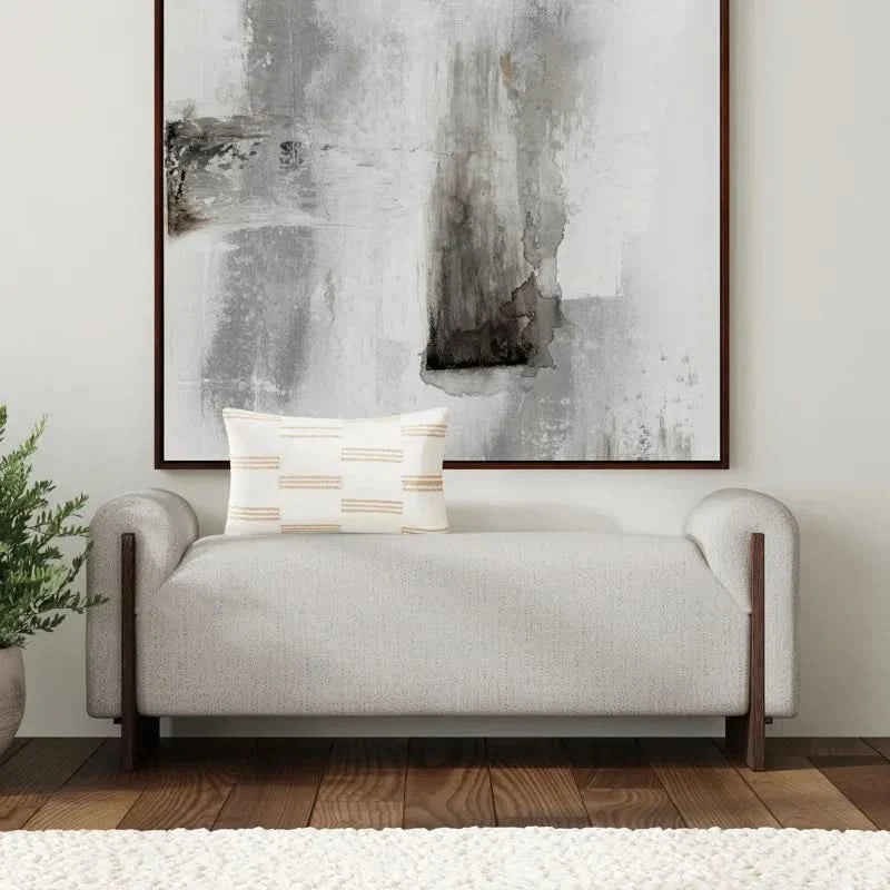Lazzy Upholstered Bench for Modern Living - craft decor