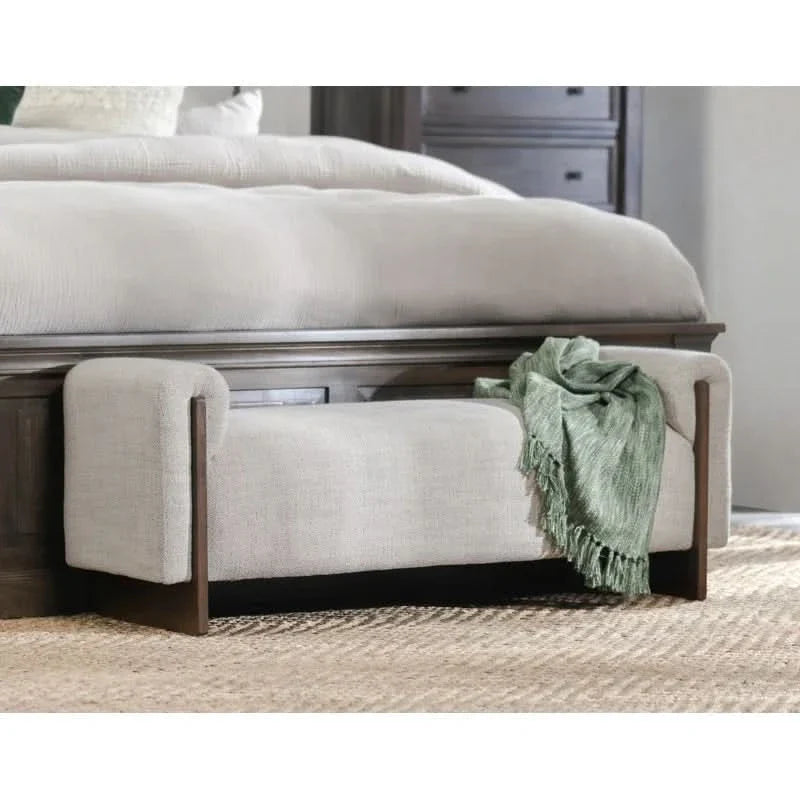 Lazzy Upholstered Bench for Modern Living - craft decor