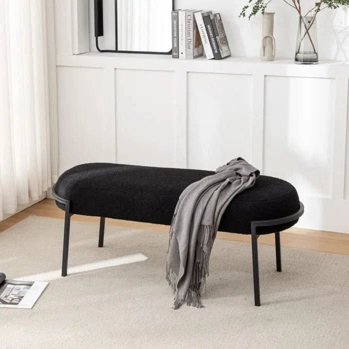 Cazeler Polyester Upholstered Bench - craft decor