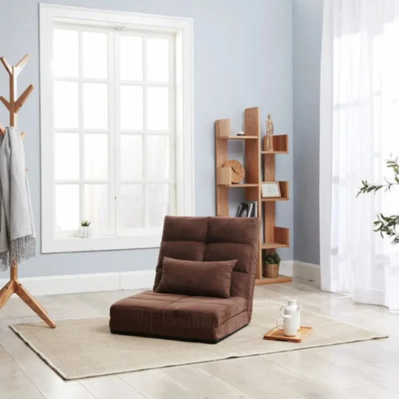 Yaahon Adjustable Floor Couch Sofa with One Pillow 5 Reclining Position