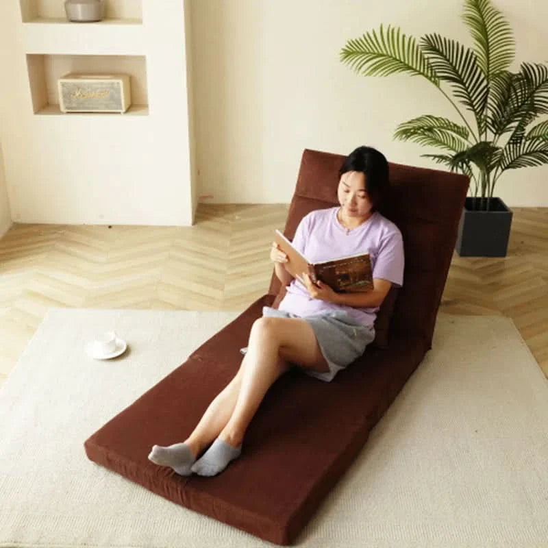 Yaahon Adjustable Floor Couch Sofa with One Pillow 5 Reclining Position