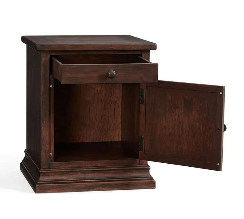 Kiwi Solid Wood Bed Side Table - Craft Decor