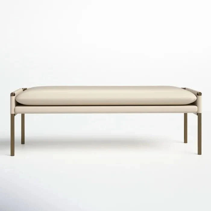 Kantler Polyester Blend Upholstered Bench - craft decor