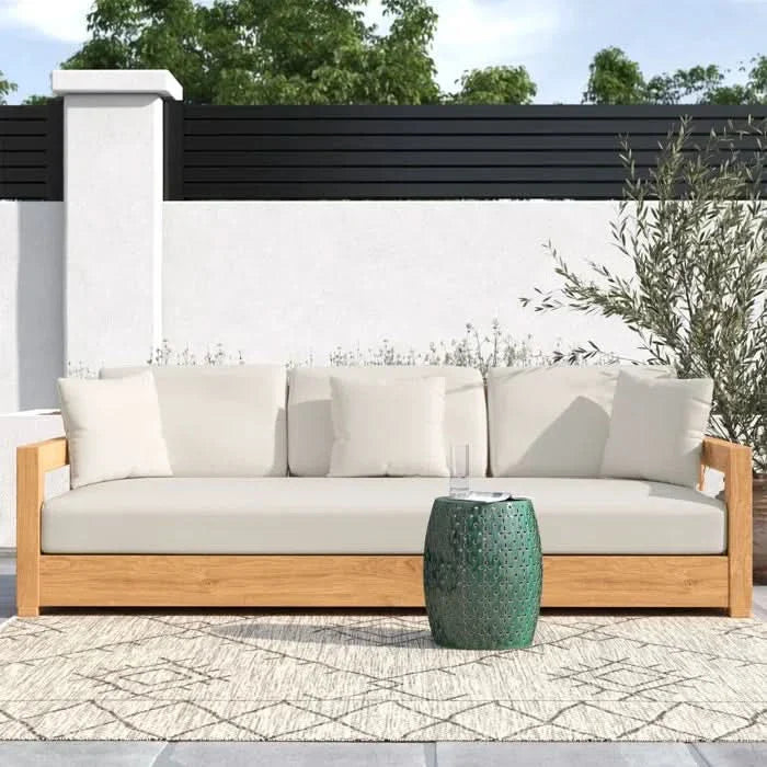 3-Seater Outdoor Patio Sofa – Comfortable Garden Lounge