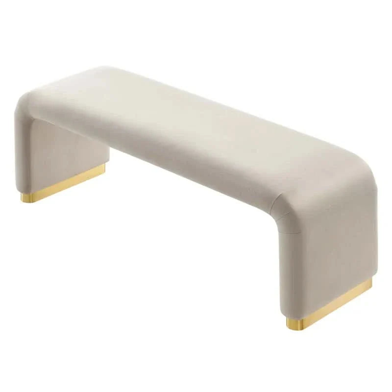 Manstester Koda Velvet Upholstered Bench