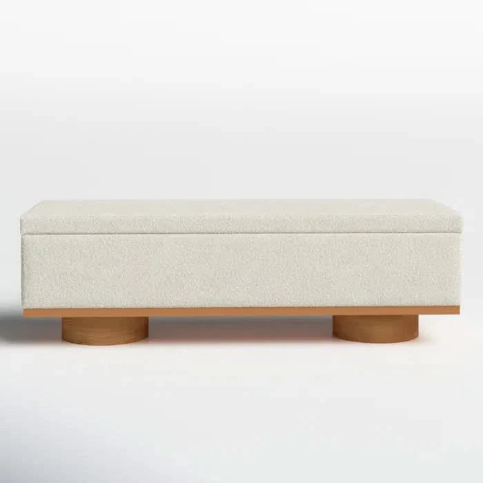 Xazler Upholstered Storage Bench - craft decor