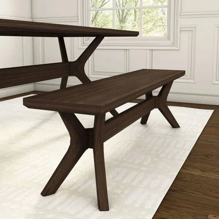 Waiuyn Cross Leg Dining Room Bench - craft decor