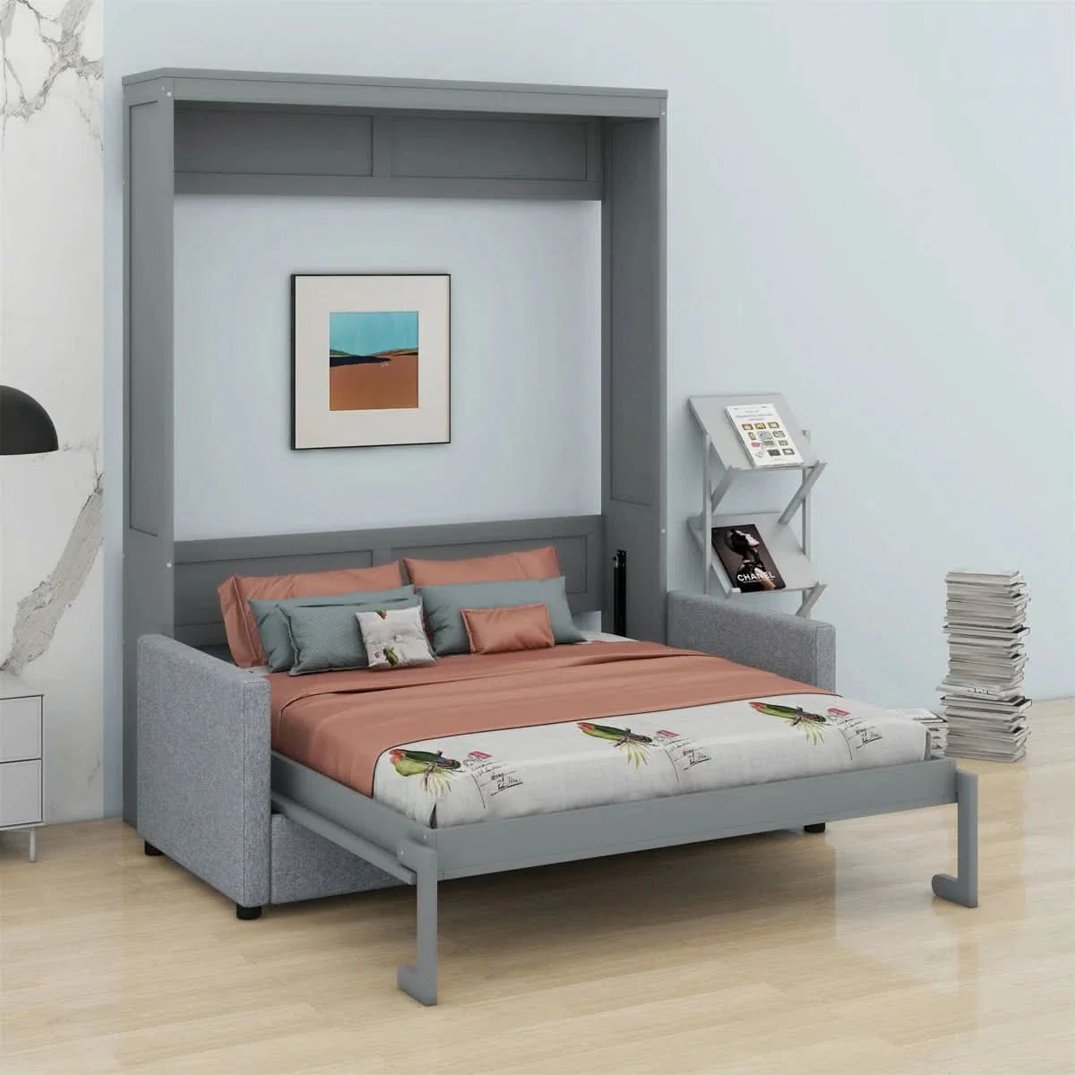 Furank Murphy Bed Wall Bed With Cushion - Craft Decor