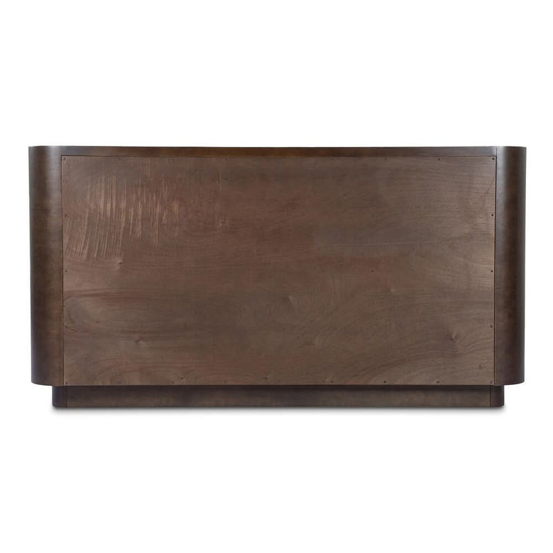 Savage Upholstered Bed With Curved Sleigh Headboard