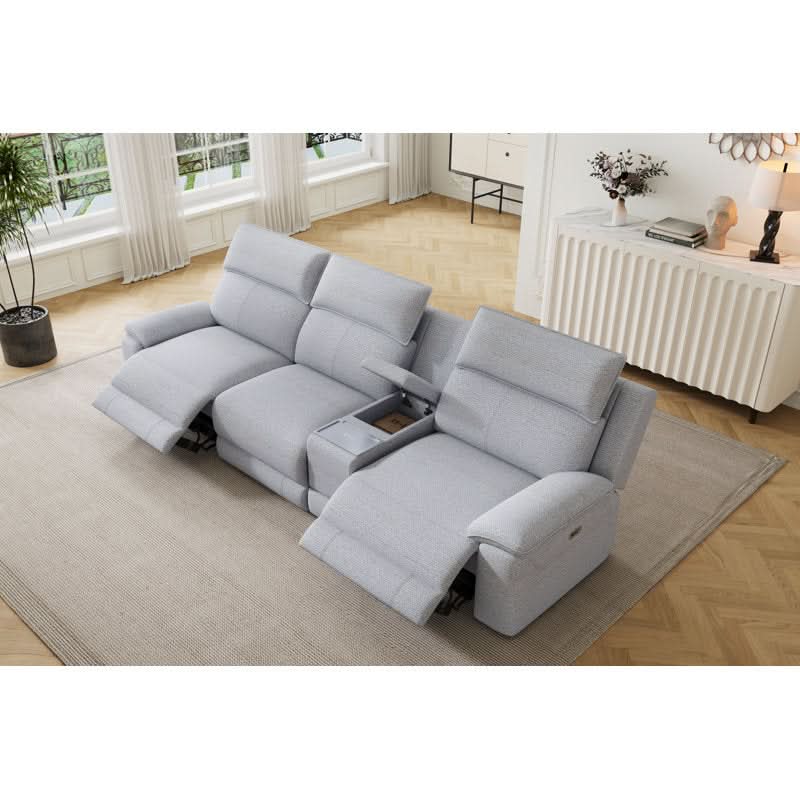 Nashariz Living Room 3 Seater Recliner Sofa - Craft Decor