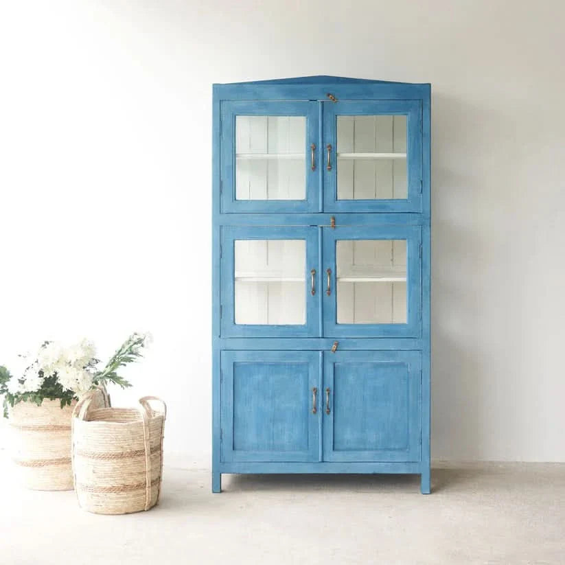 Killy Sky Blue Wardrobe - Craft Decor