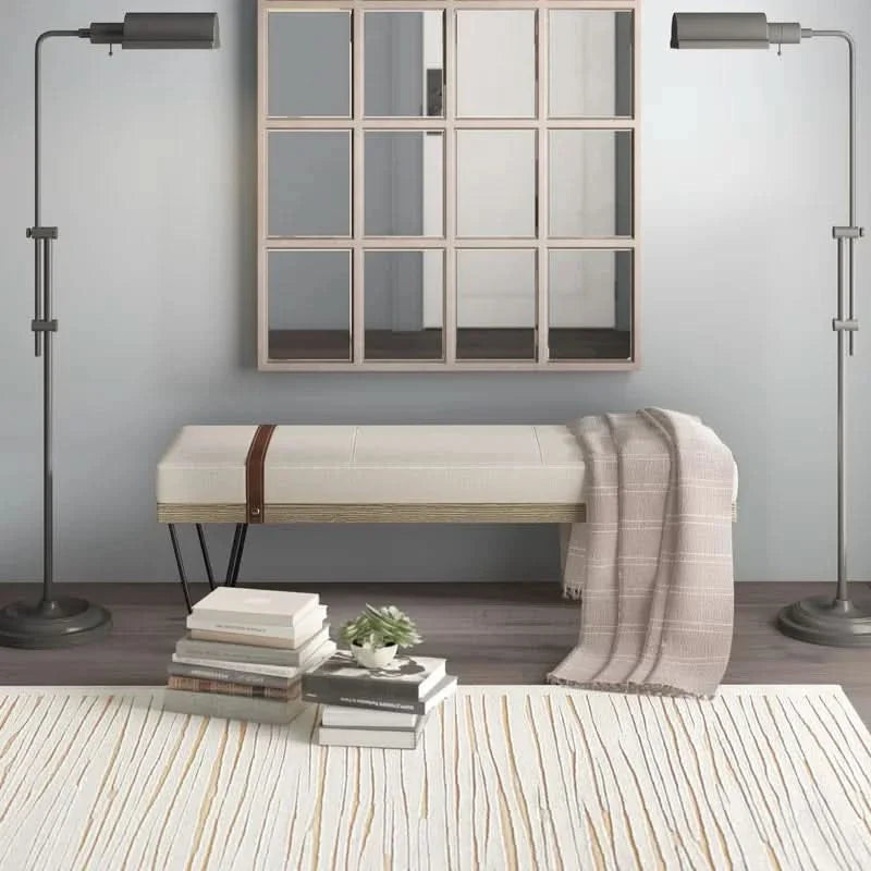 Newsorate Upholstered Bench - craft decor