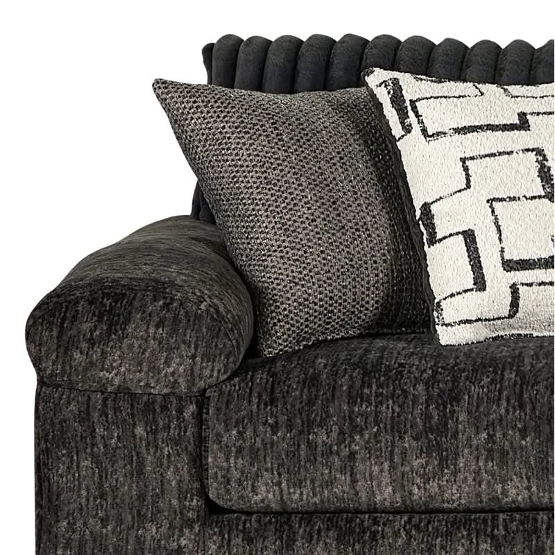 Oliwiero Wide Wale Corduroy Sectional Sofa Chaise Luxury Sofa Set