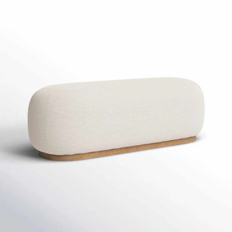 Carbon Upholstered Bench - craft decor