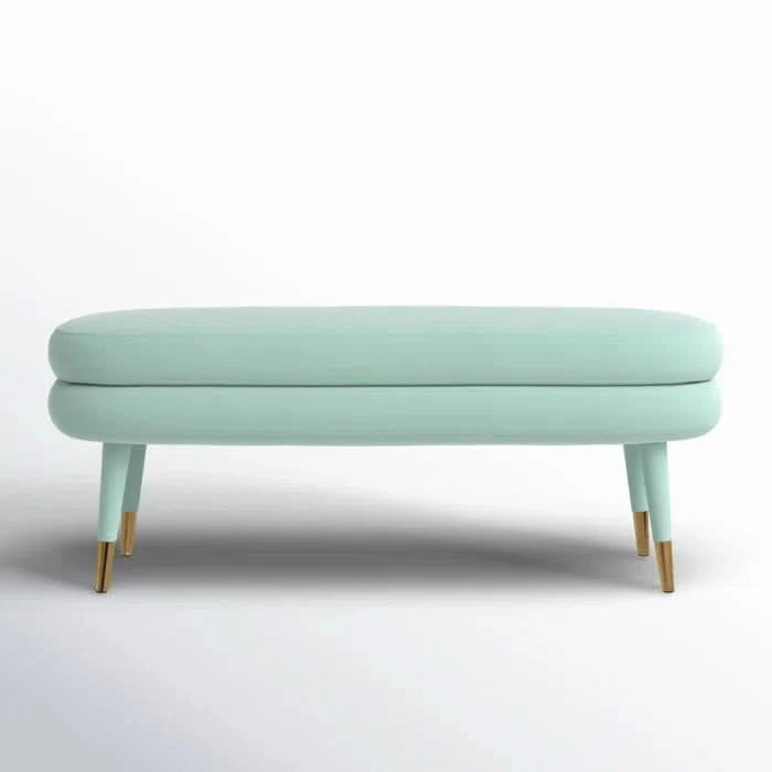 Pilon Polyester Upholstered Bench - craft decor