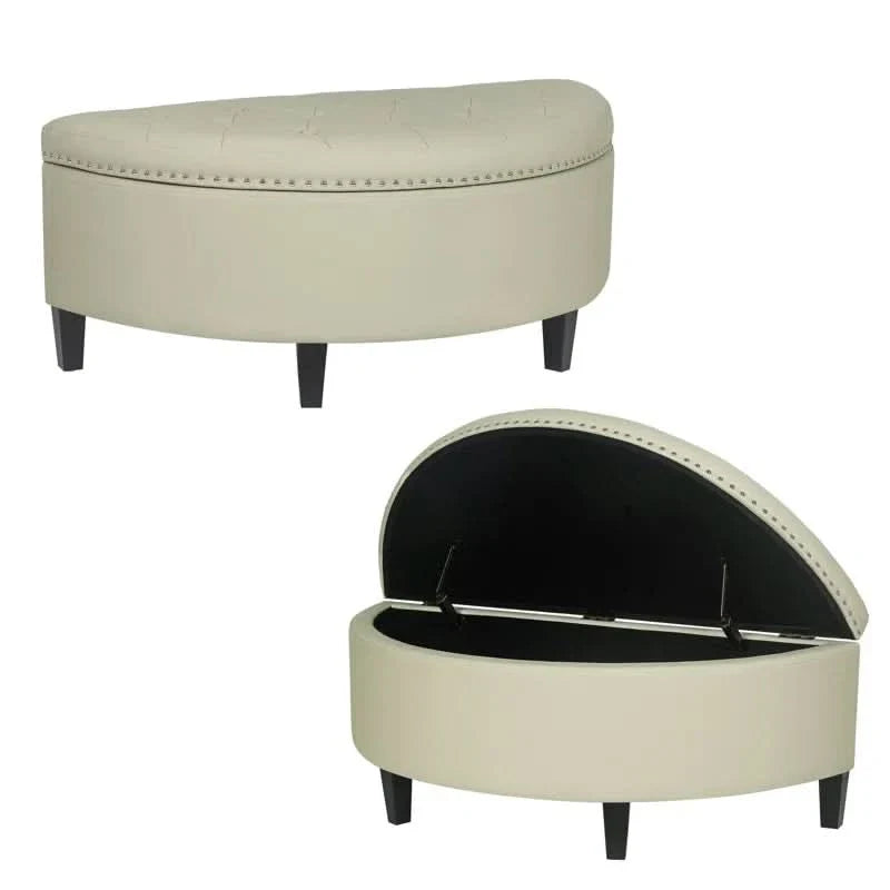 Shister Upholstered Storage Bench - craft decor