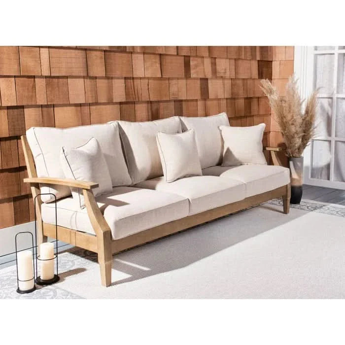 Outdoor Patio Sofa with Cushions – All-Weather Seating