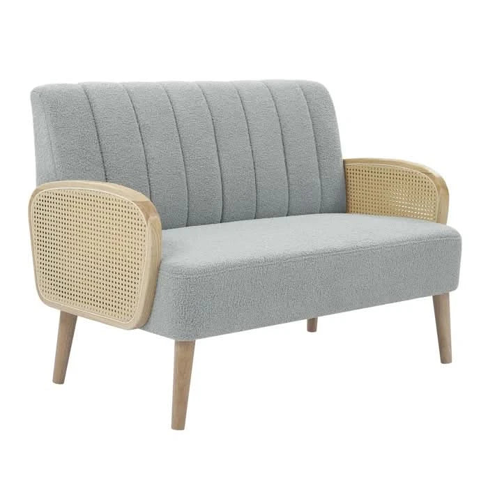 Modern Upholstered Loveseat Sofa for Living Room
