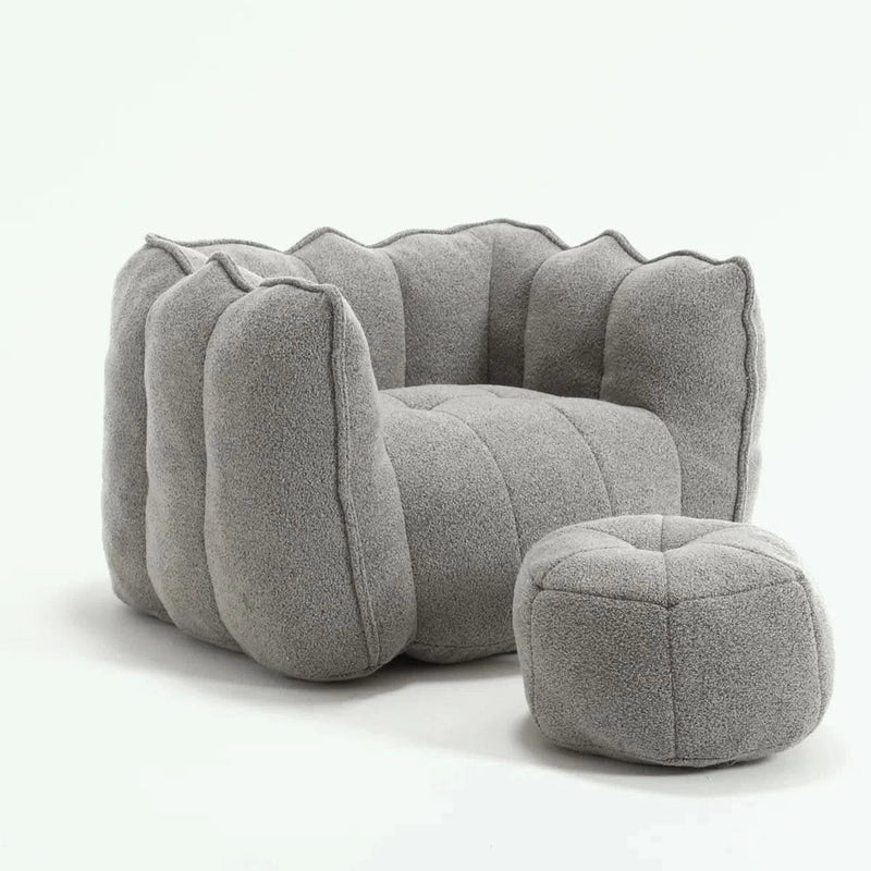 Kewwy Upholstered bean bag chair - Craft Decor