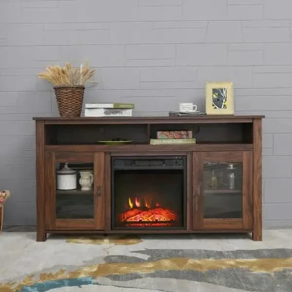 Carbon Loft LaFrancis TV Stand with Electric Fireplace