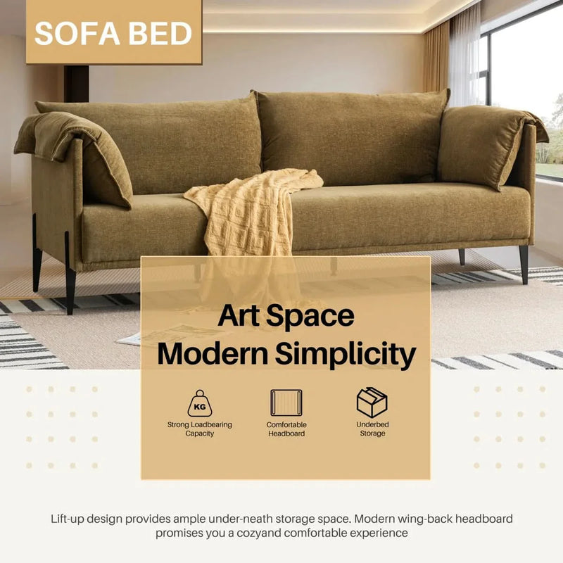 Modern 2-Seater Sofa – Comfortable Living Room Couch