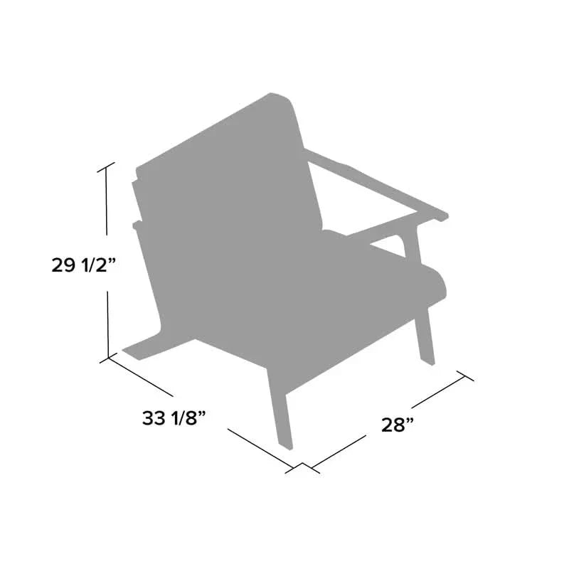 Zorix Upholstered Accent Armchair - Craft Decor