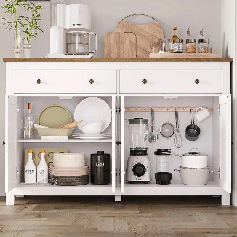 Revaldo Contemporary Buffet Cabinet, Sideboard Storage