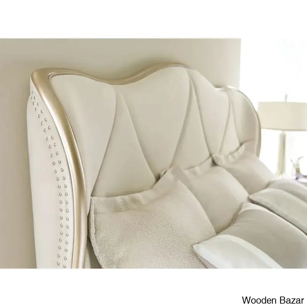 Adela Low Profile Sleigh Bed