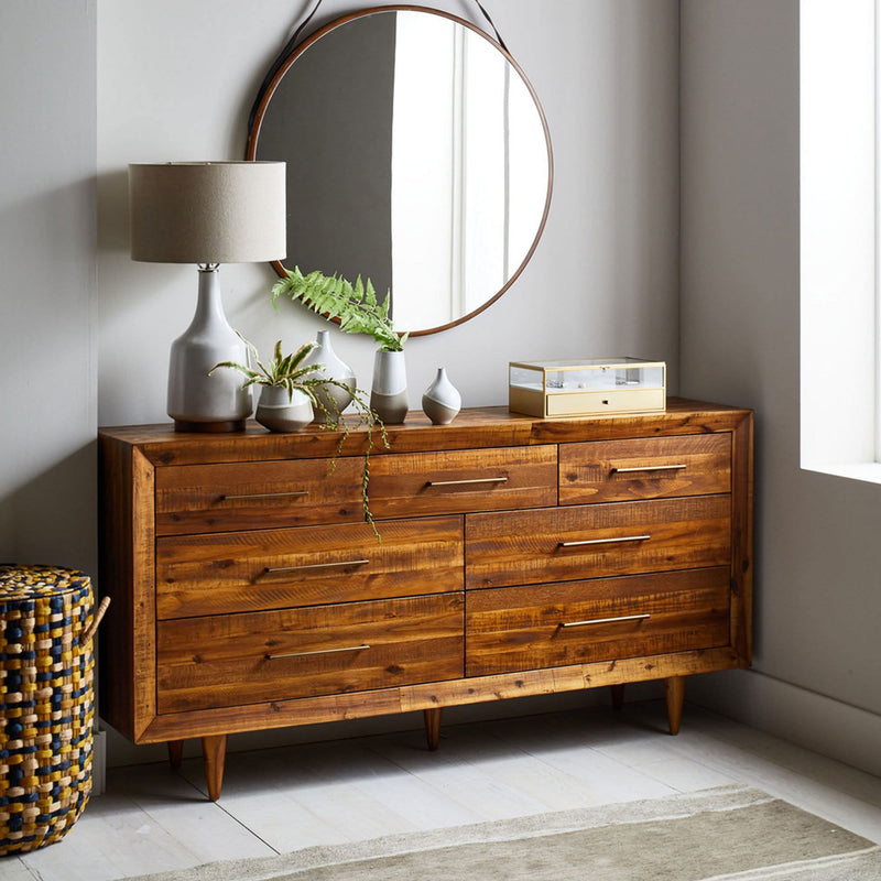 Yuized Wood 7-Drawer Dresser - Craft Decor