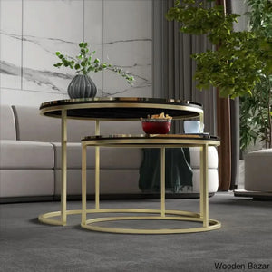 Aleyciha Coffee And Center Table (Set Of 2) Black