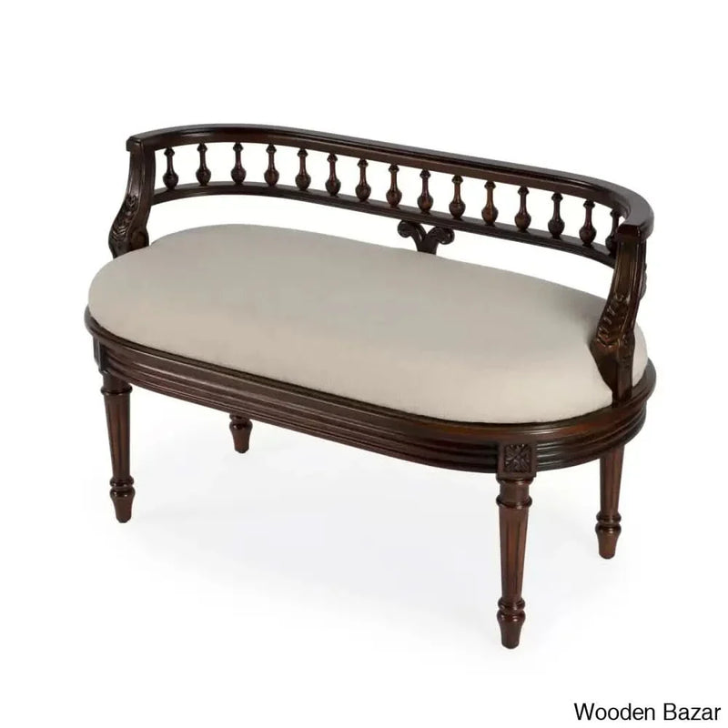 Alford Top Luxury Wooden Bench For Modern Living - craft decor