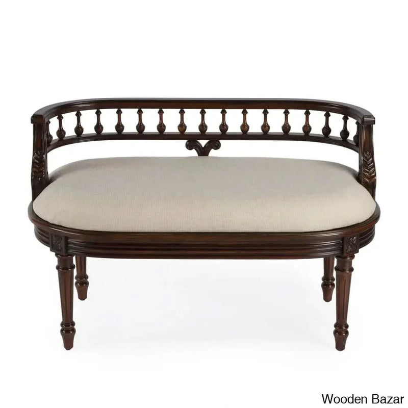 Alford Top Luxury Wooden Bench For Modern Living - craft decor