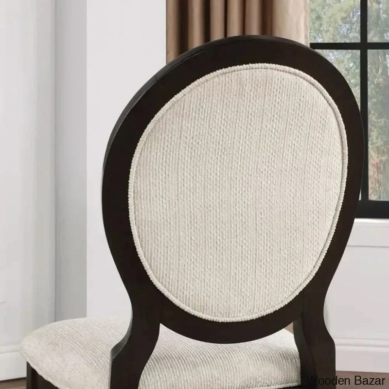 Alxander Fabric King Louis Back Side Chair (Set of 2) Craft Decor