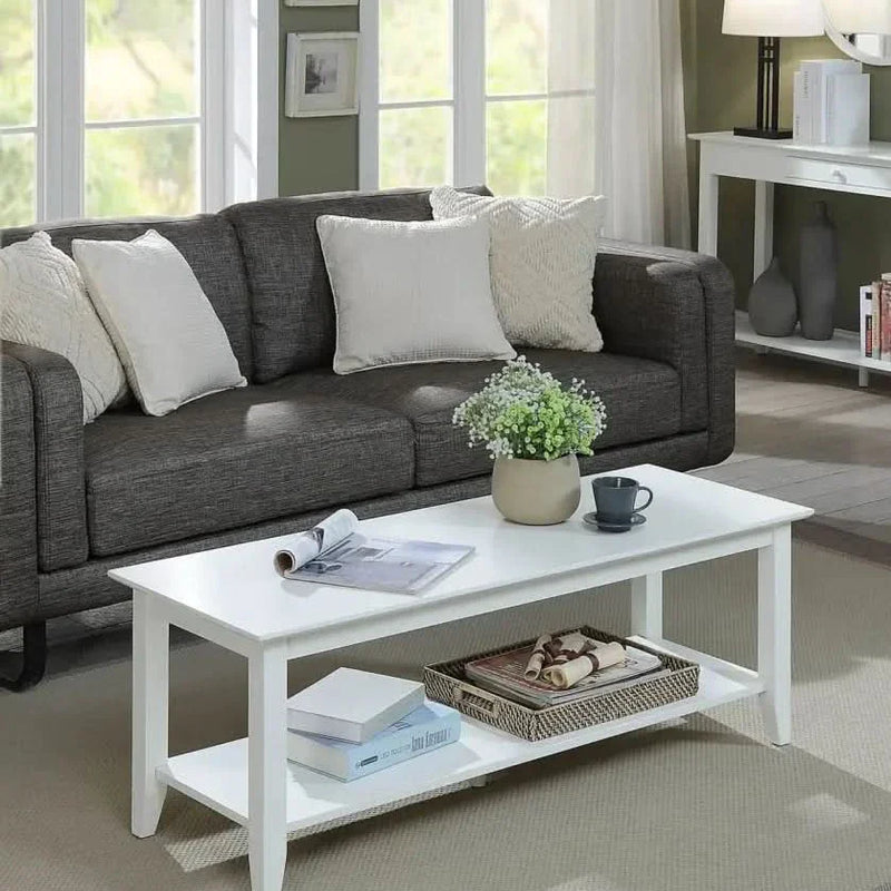 Alysouin Solid Wood Coffee and center Table