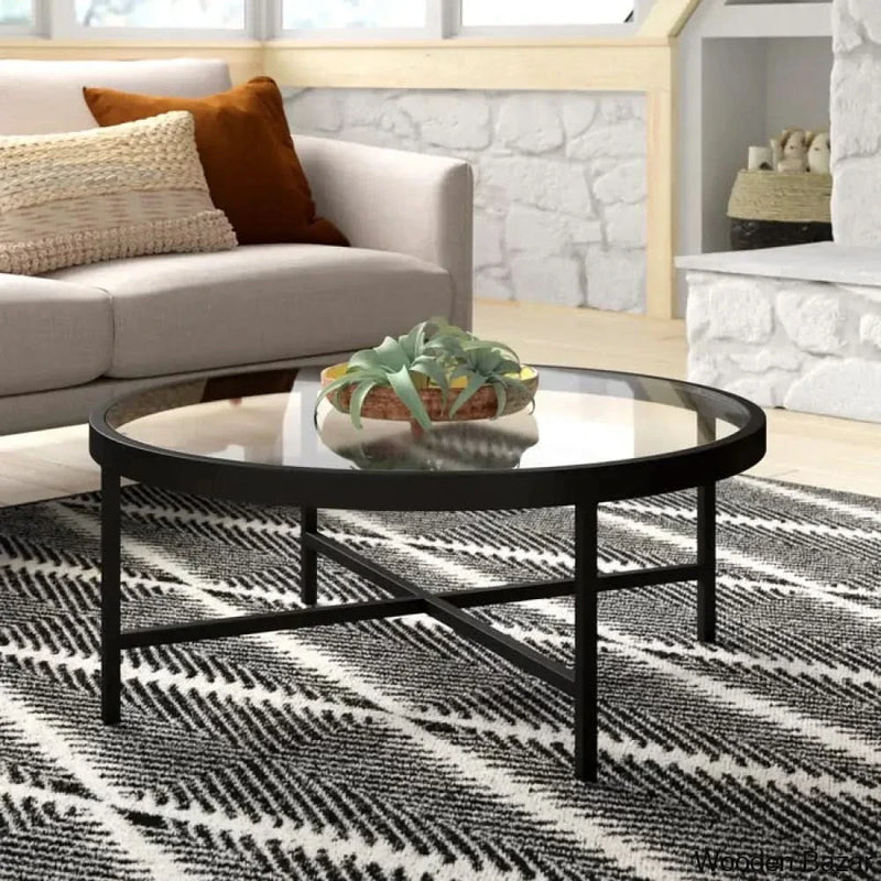 Amanyie Glass Top Coffee and center Table