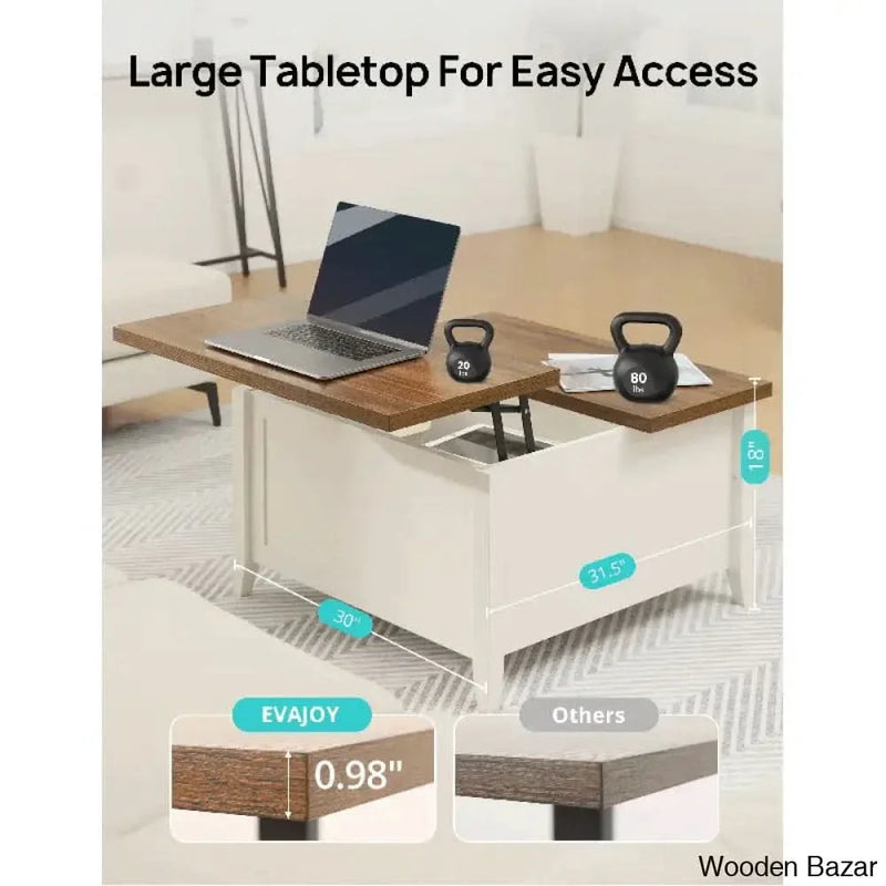 Annahbellax Lift Top Coffee and center Table