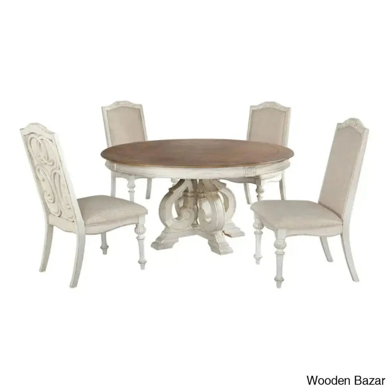 Antonia Modern 4 Seater and 6 seater Dining Table Set