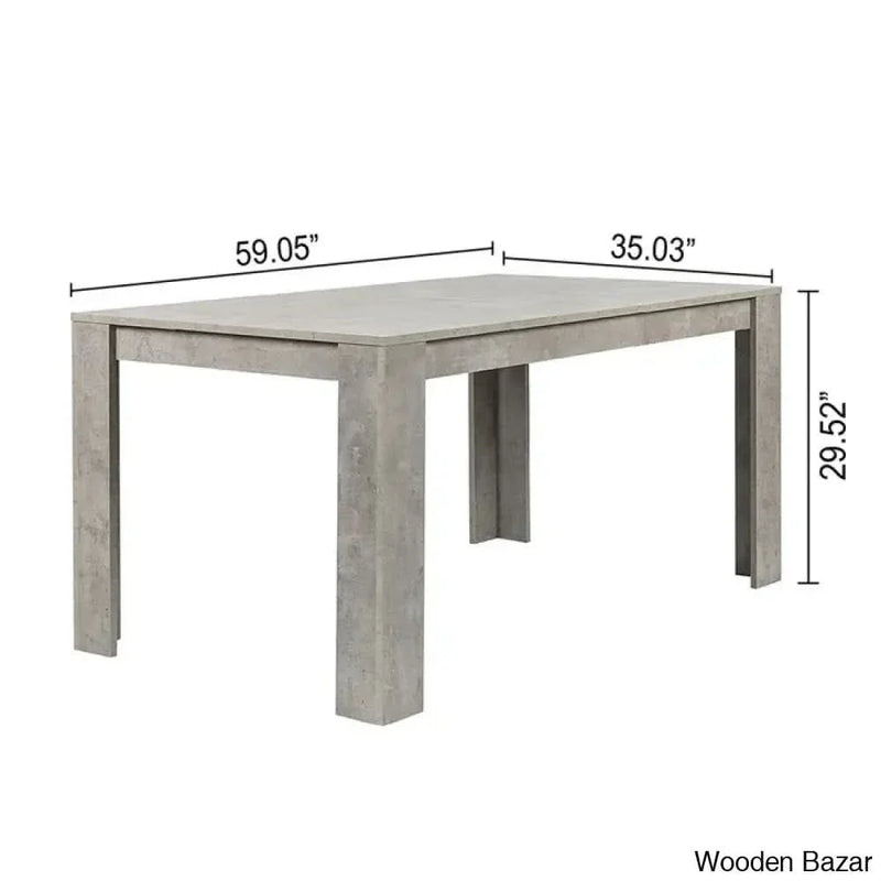 Aristron Modern 4 Seater Dining Table Set for Modern House