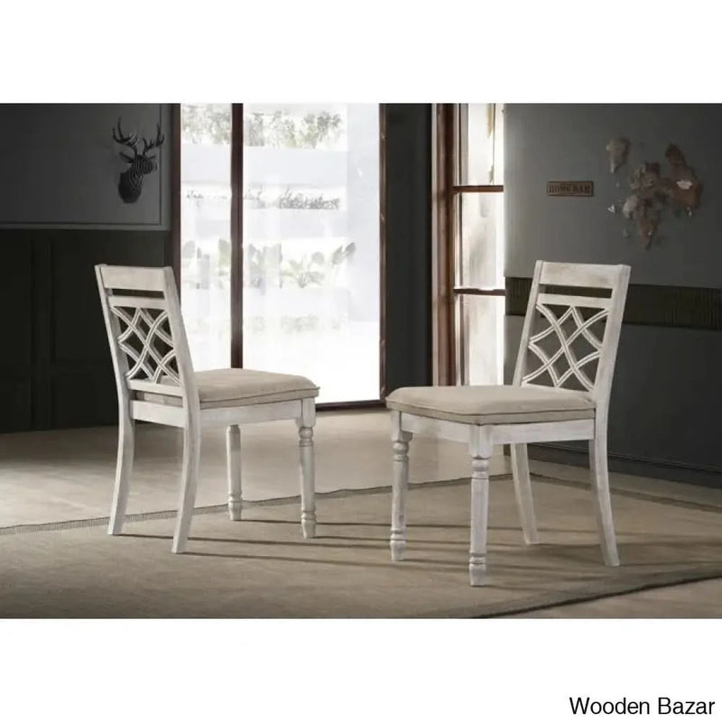 Arnol Premium 4 Seater Dining Table Set in Stylish Sanctuary
