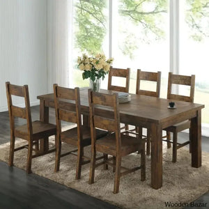 Arwen New 6 Seater & 8 Teak Wood Dining Set - Craft Decor