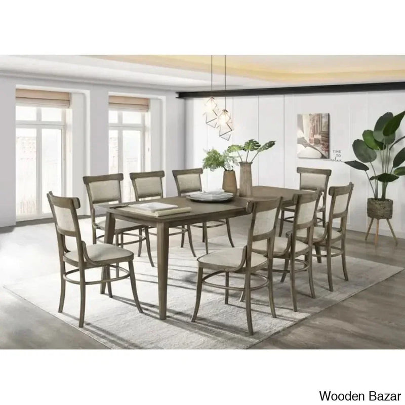 Avery New 8 Seater Extendable Dining Set - Craft Decor