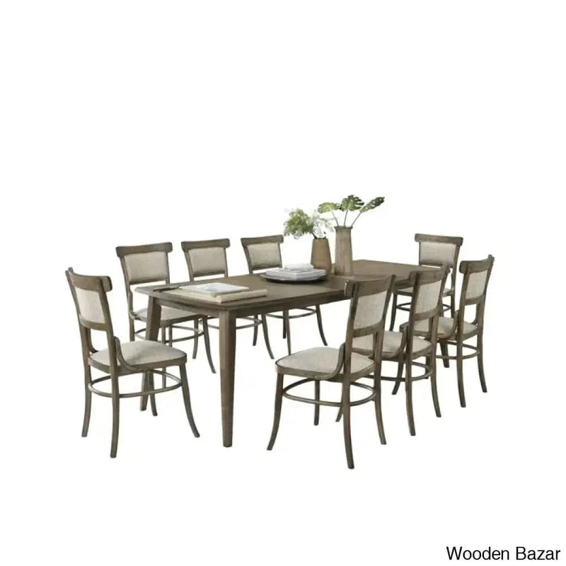 Avery New 8 Seater Extendable Dining Set - Craft Decor