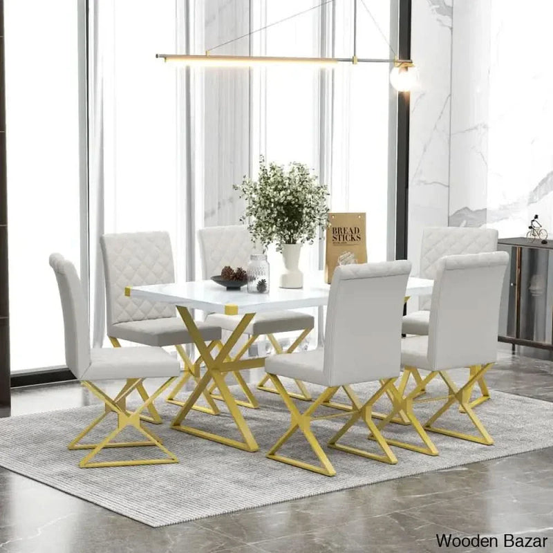Awaken New 6 Seater Trestle Dining Table set - Craft Decor