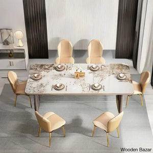 Ayers 6 Seater & 8 New Double Pedestal Dining Set - Craft Decor Seater