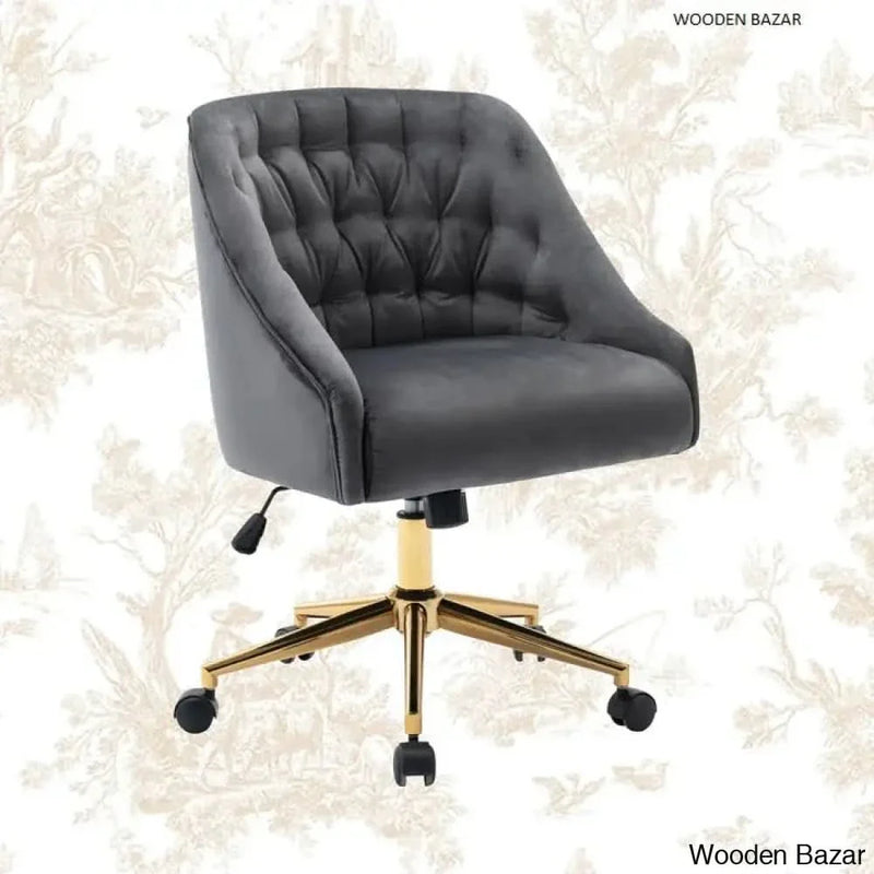 Batrice Velvet Task Chair Craft Decor