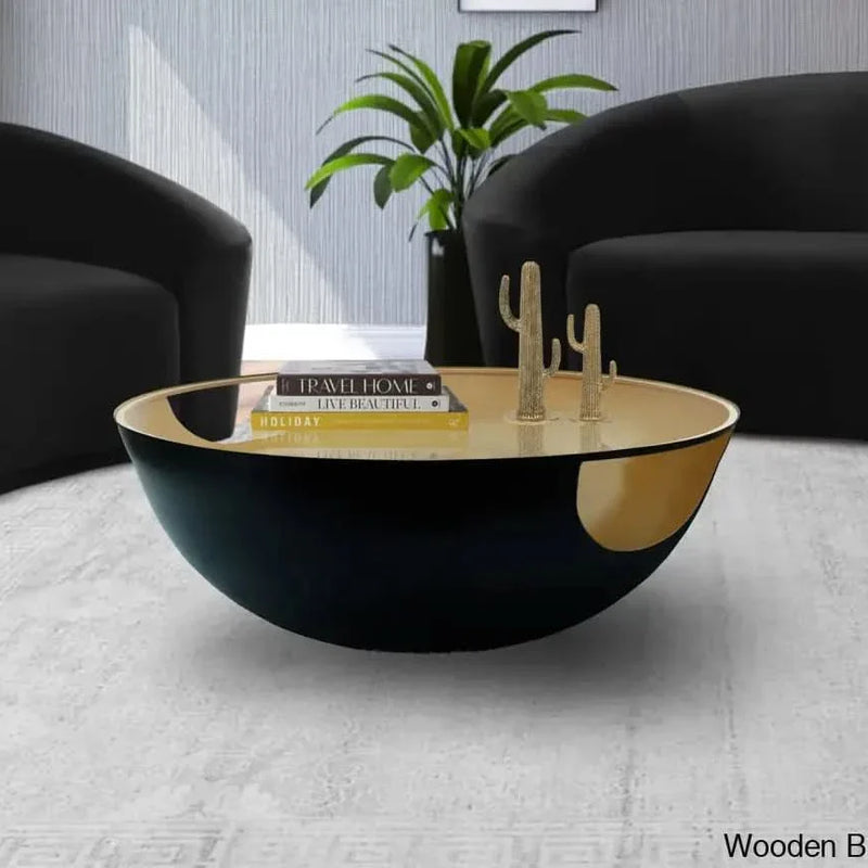 Baylor Glass Top Coffee Table And Center Table Black