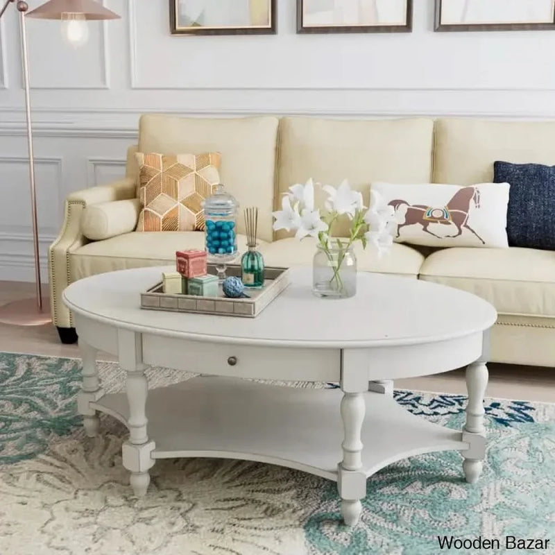 Bebi Luxury Round Coffee and Center Table - Craft Decor