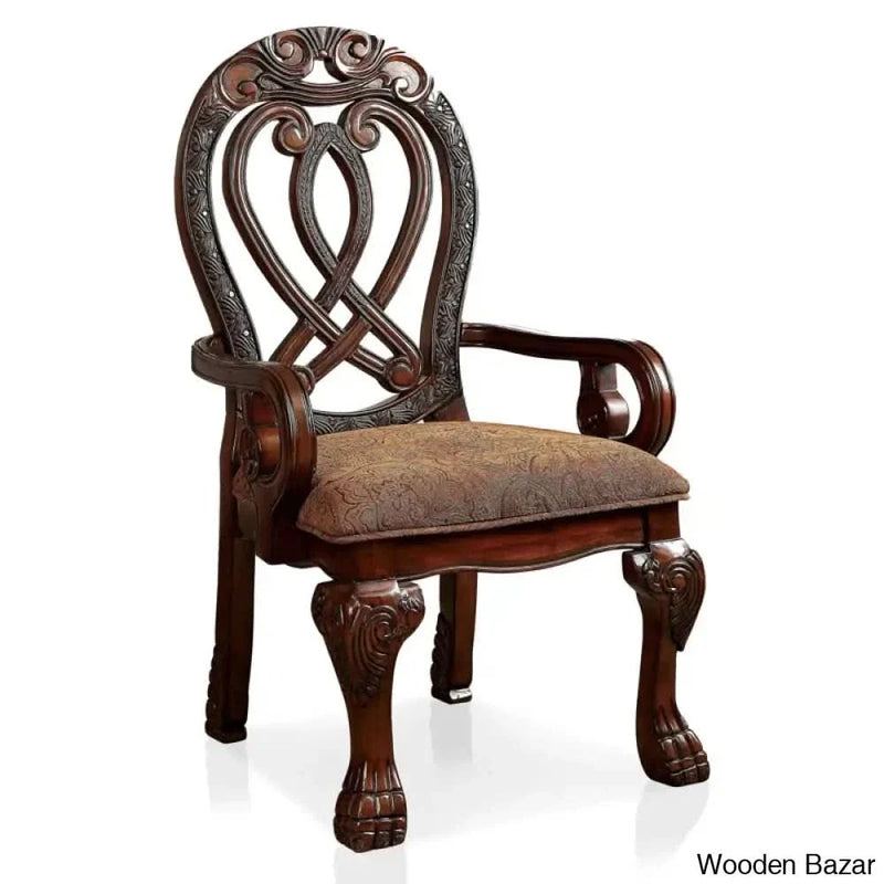 Best 6 Piece hand carved wooden Extendable dining set